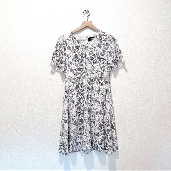 The Kooples 100% silk floral mini dress - Picture 5 of 10